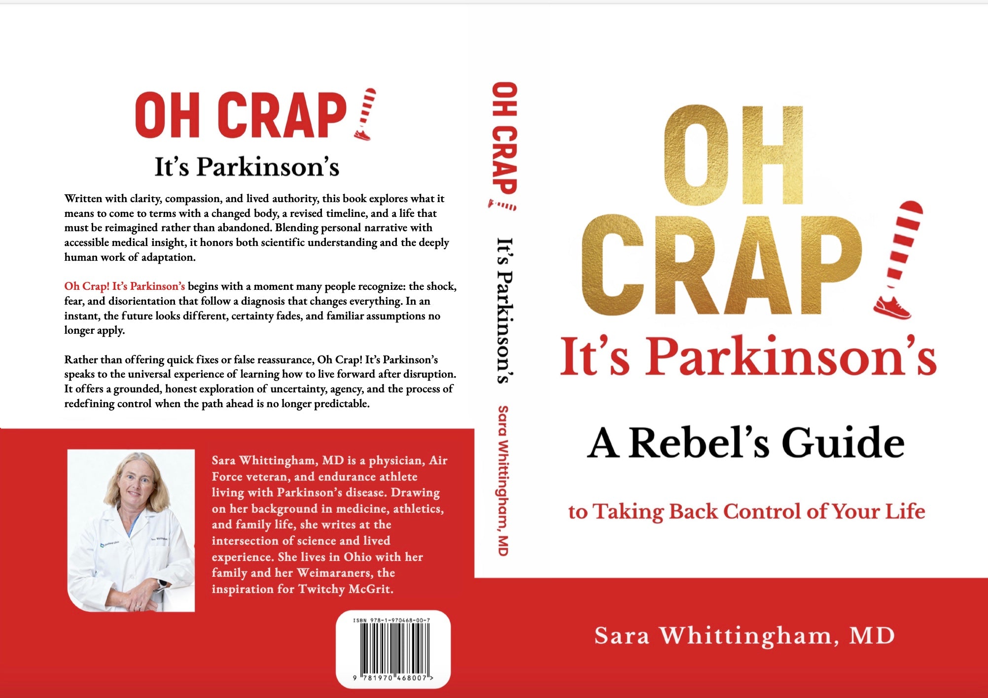 Hard Cover - Case of 20 (Bulk order) Oh Crap! It's Parkinson's: A Rebel's Guide to Taking Back Control of Your Life